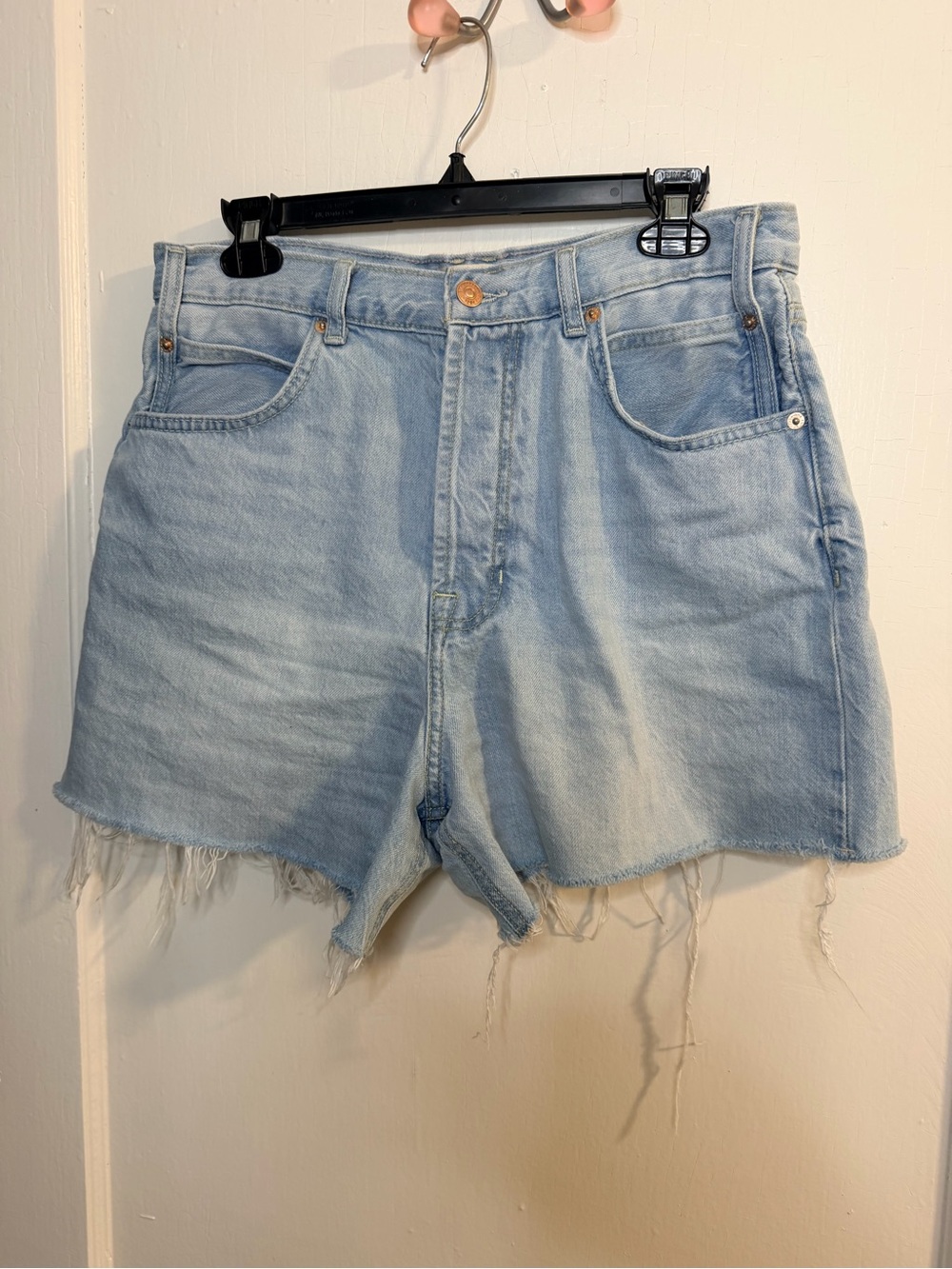 NWOT We The Free Light Blue Denim Jean Shorts - Picture 2 of 8